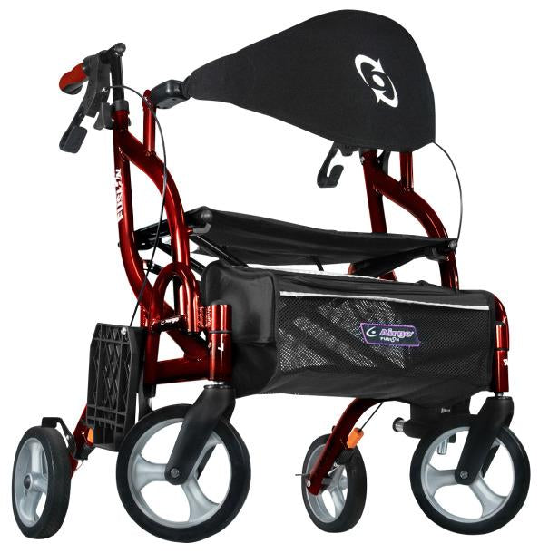 Airgo Fusion F23 Side-Folding Rollator & Transport Chair