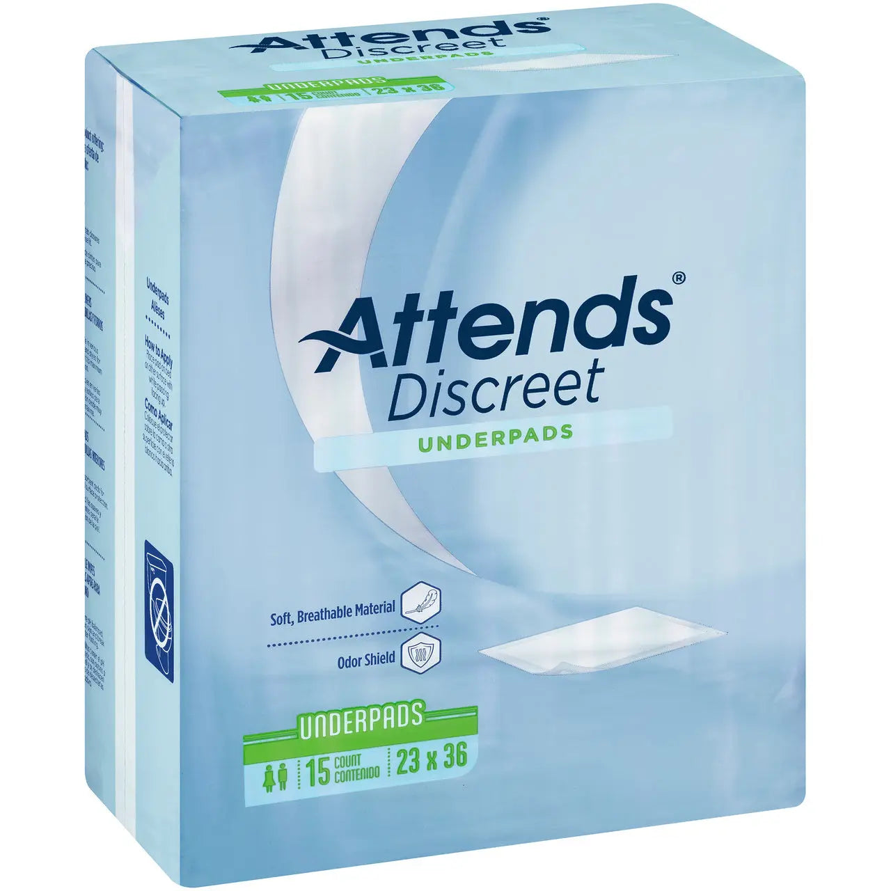 Attends Discreet Underpads, 23" X 36" - Home Health Store Inc