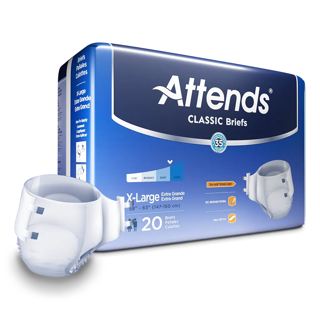 Attends Classic Briefs, X-Large - Home Health Store Inc