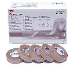 Micropore Medical Tape, 0.5-2 in x 10 yd, Tan