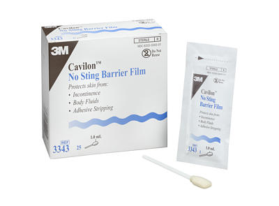 BX/25 Cavilon No Sting Barrier Film, Swabsticks - 1 mL