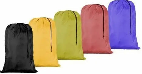Laundry Hamper Bag 30" X 40" Mesh With Drawcoard & I.D Patch, Yellow - Ea/1 - Home Health Store Inc