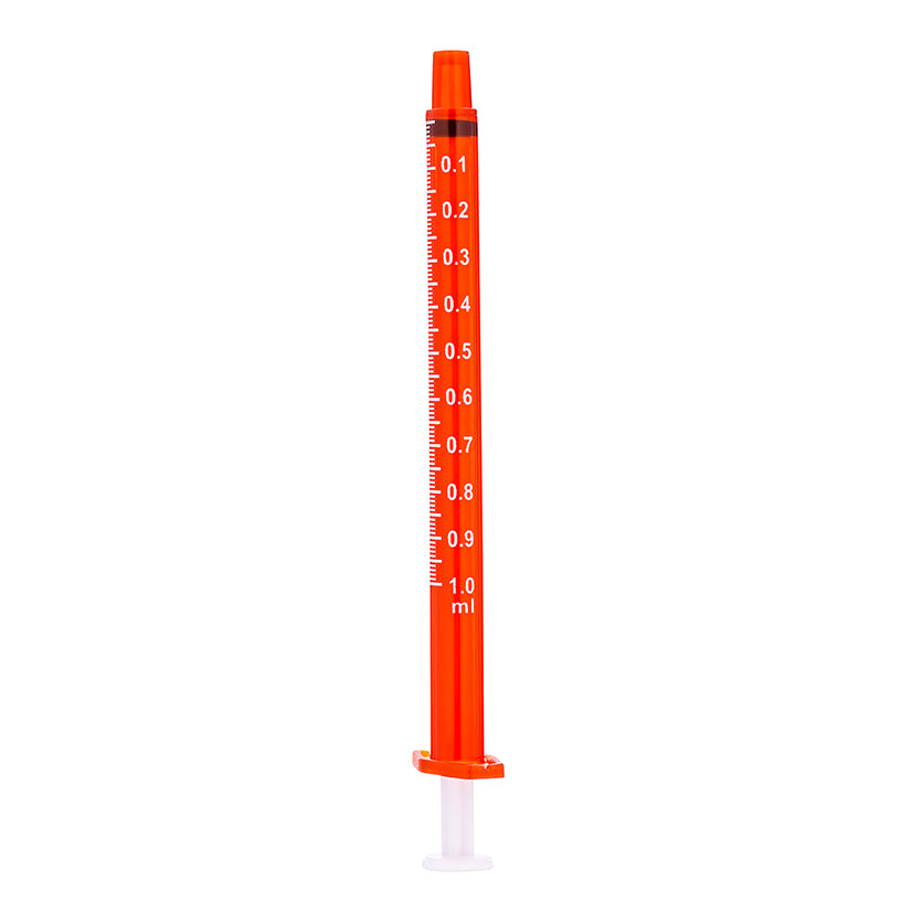 BX/100 - SOL-M 5ml Oral Dispensing Syringe Clear w/Tip Cap