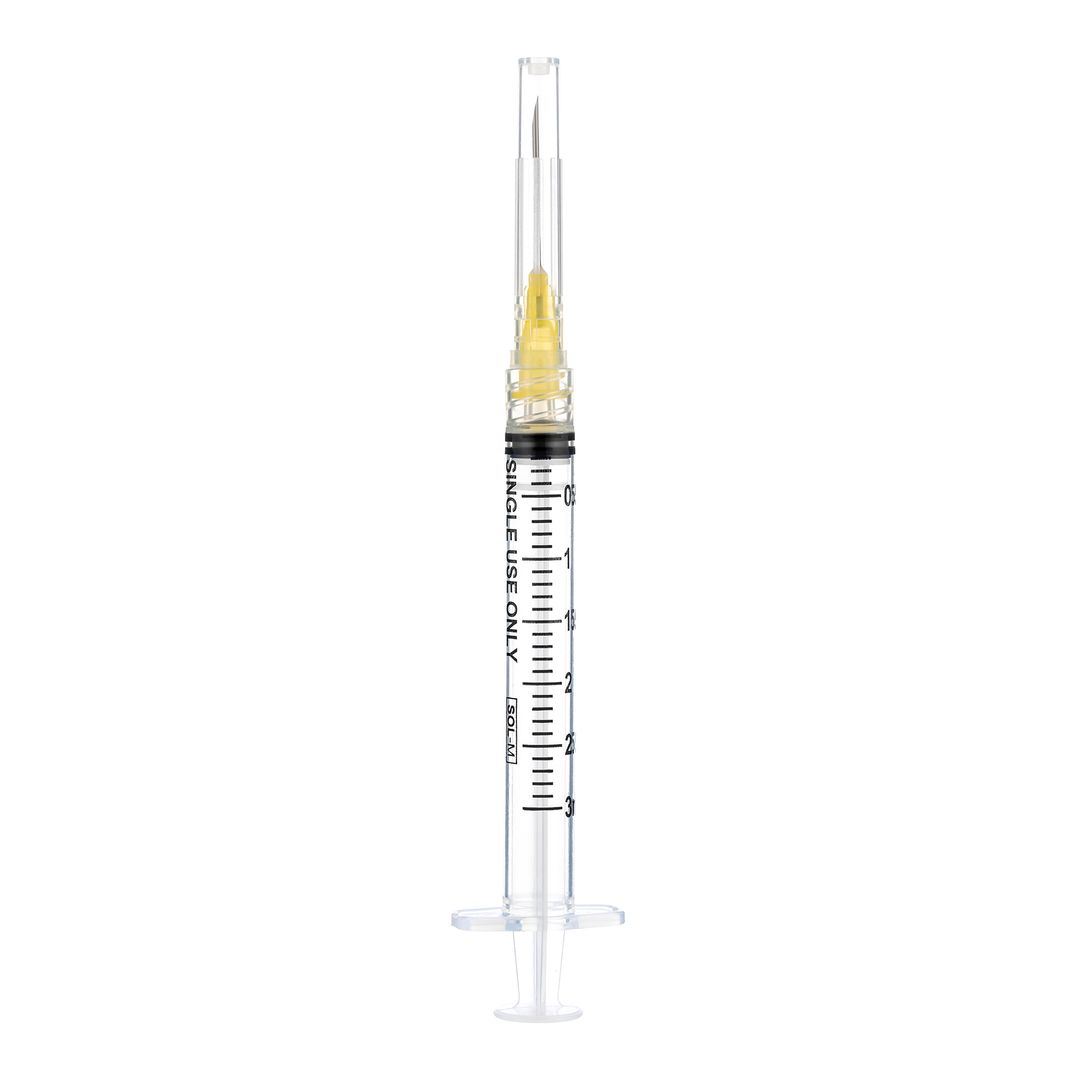 BX/100 - SOL-M 1ml TB Syringe w/Fixed Needle 25G*5/8''