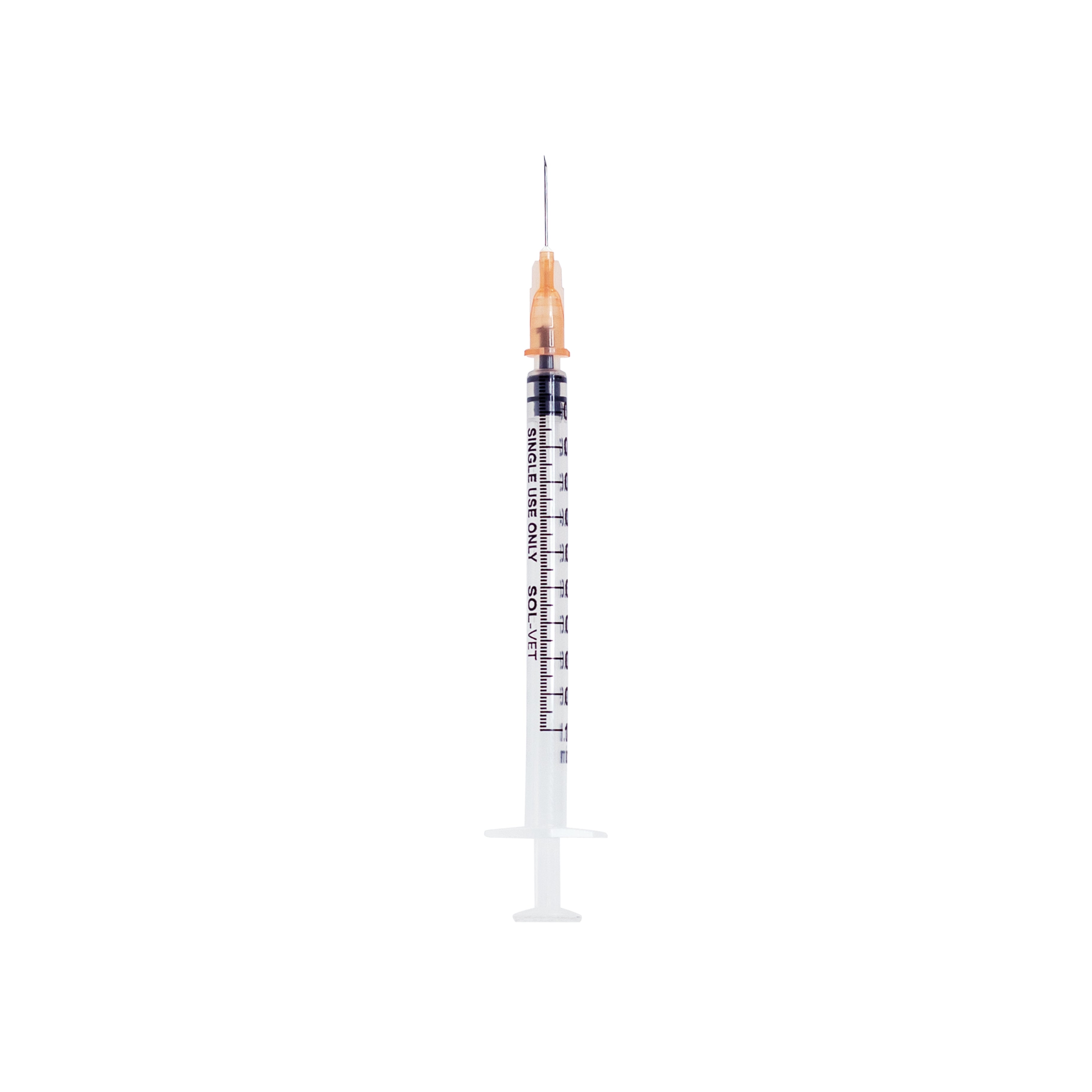 BX/50 - SOL-VET 3ml Luer Lock Syringe w/Exch Needle 22G*3/4'' (50/tray) (ANIMALS ONLY)