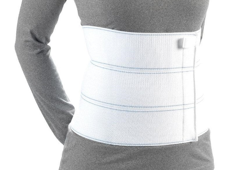OTC Minimum Universal Unisex 3-Panel Binder, White, Small, with Full-Length Support & Pull-Tab Assists (Each)