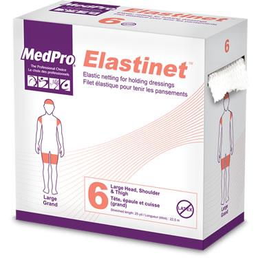 AMG 117-565 EA/1 MEDPRO ELASTINET ELASTIC NETTING SIZE 6 LARGE HEAD, SHOULDERS, THIGH 22.5M STRETCHED LATEX-FREE