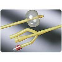 Bardia 3-Way Foley Catheter – 20 Fr, 30 cc, Silicone Elastomer Coated (Box of 10)