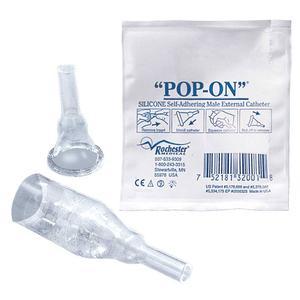 BRD 32101 BX/100 POP-ON MALE SELF-ADHERING EXTERNAL CATHETER, SMALL 25MM
