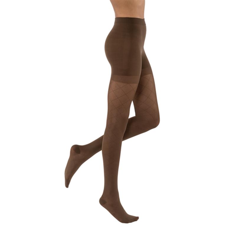 Pr/1 Jobst Ultrasheer Women, Waist High, 15-20Mmhg, Md, Espresso, Closed Toe