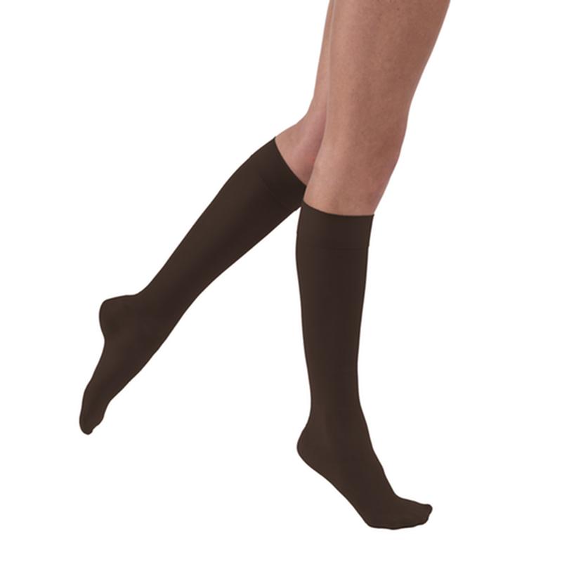 Pr/1 Jobst Ultrasheer Women, Knee High, 15-20Mmhg, Sm, Espresso, Closed Toe