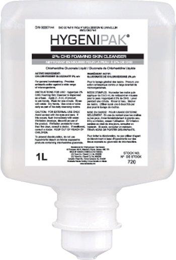 DEB 720 CS/8 HYGENIPAK 2% FOAMING CLEANSER, 1L