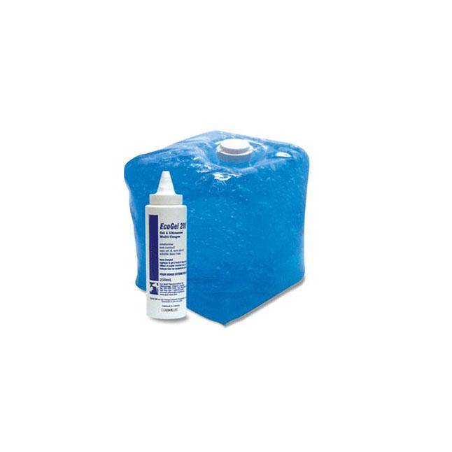 ECO EM40JS (CS/4) EA/1 ECOGEL 200 MULTIPURPOSE ULTRASOUND GEL, 5L CUBE, BLUE.
