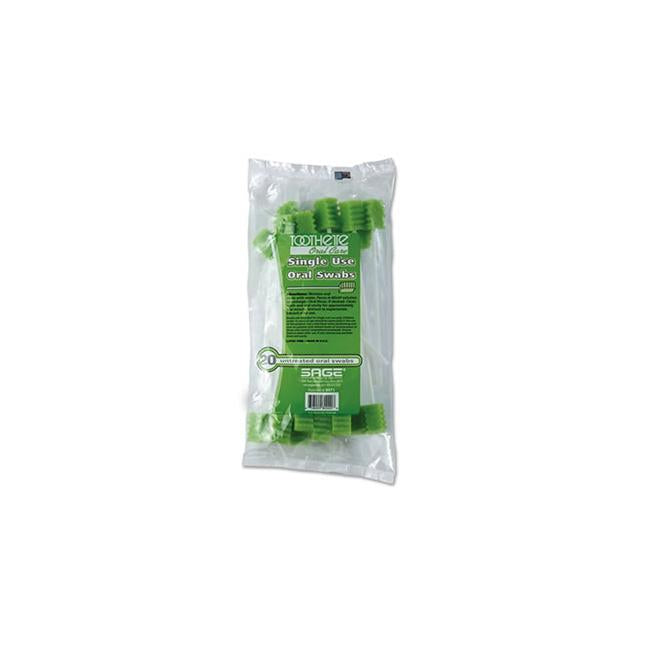 HAL 6071 CS/1000 TOOTHETTE PLUS ORAL SWAB, UNTREATED