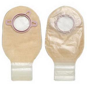 Pouchkins Pediatric 2-Piece SoftFlex Drainable Pouch – Transparent 1 3/4 in (Box of 10)