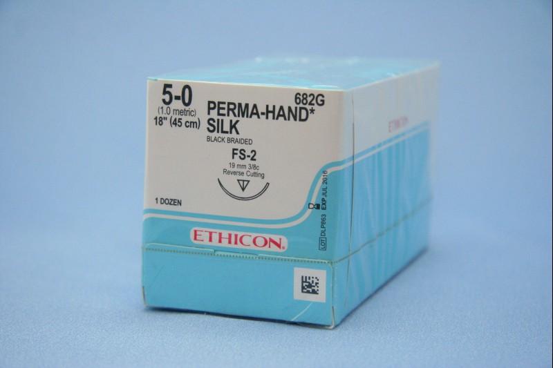 JNJ 682G BX/12 SUTURE CUTICULAR SILK 5/0