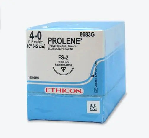 JNJ 8683G BX/12 SUTURE PROLENE 4/0