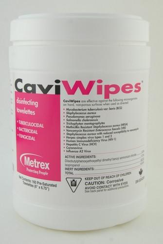 CaviWipes Disinfecting Towelettes 6" x 6.75" (3-Min Action)