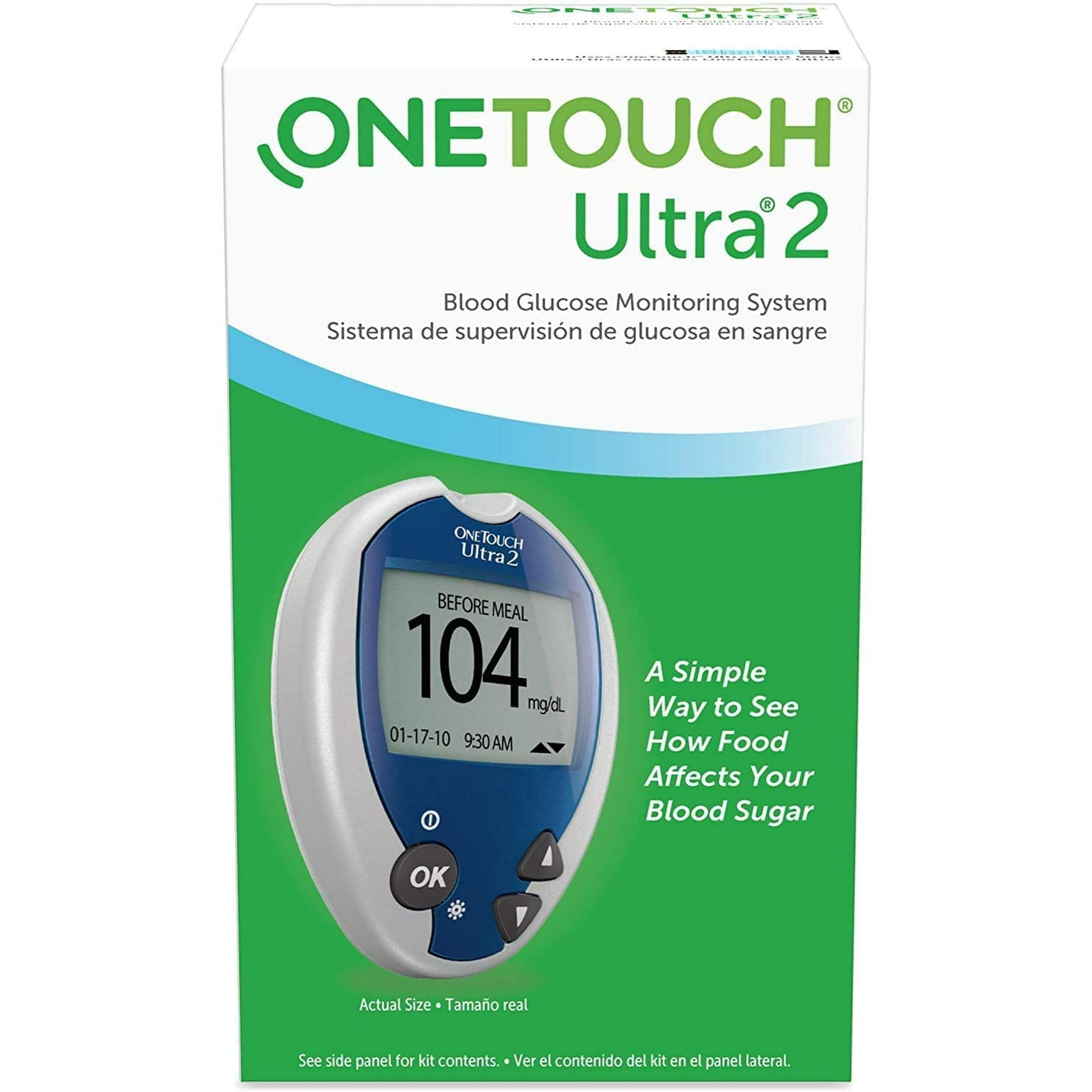 EA/1 ONETOUCH ULTRA2 BLOOD GLUCOSE MONITORING SYSTEM/METER