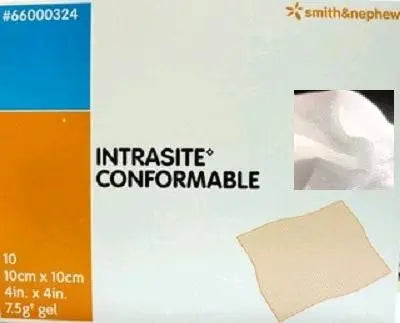 SNU 66000326 BX/10 INTRASITE CONFORMABLE HYDROGEL DRESSING, SIZE 10CM X 40CM