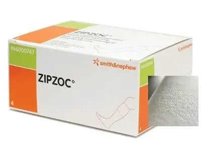 SNU 66000747 BX/4 ZIPZOC MEDICATED STOCKING DRESSING, SIZE 82CM X 14CM