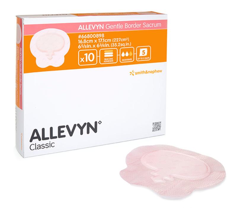 ALLEVYN Gentle Border Sacrum Dressing 16.8 × 17.1 cm (BX/10)