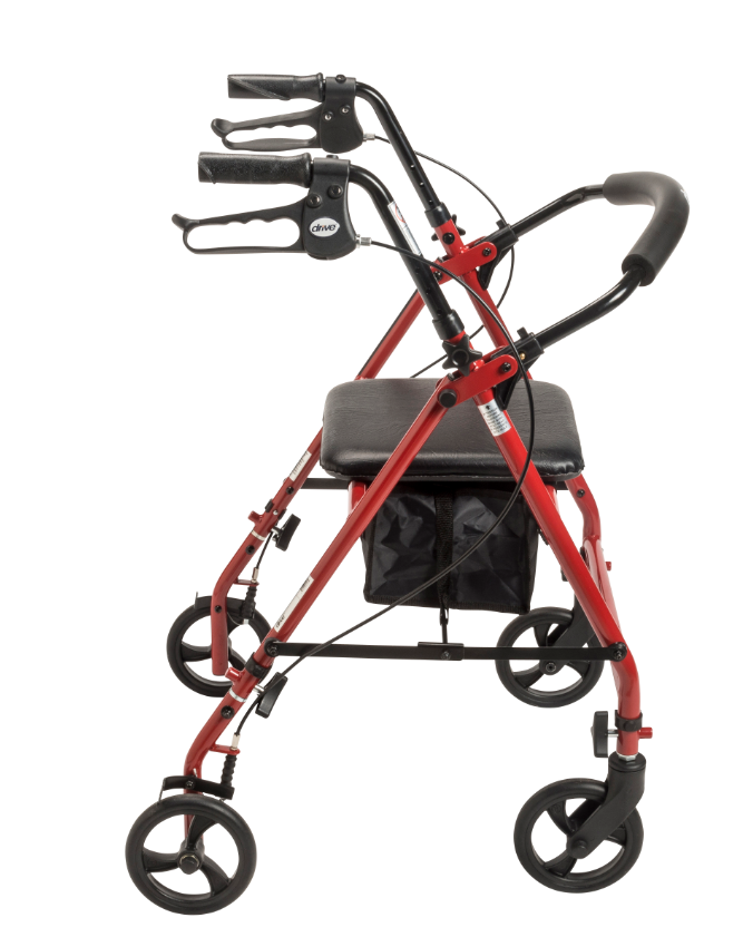 Steel Rollator with 6” Wheels, Knockdown