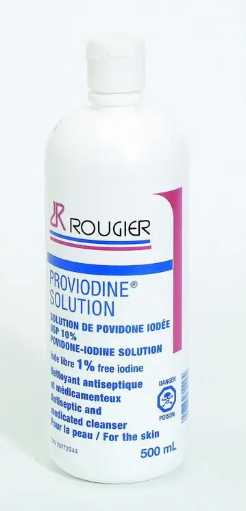 TC PROSLS500 EA/1 PROVIODINE PROVIDONE IODINE SOLUTION 10%, 500ML.