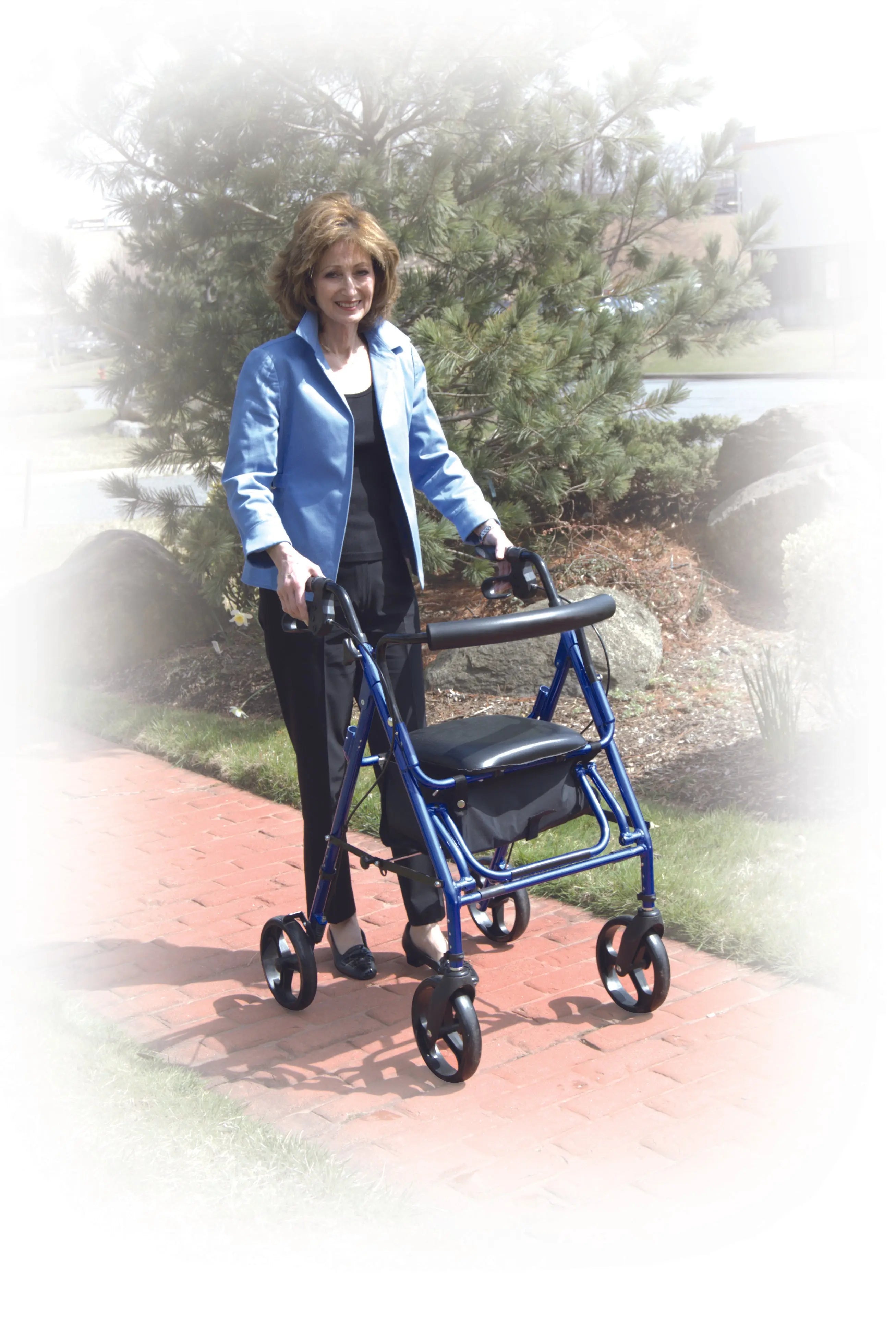Duet Dual Function Transport Wheelchair Rollator Rolling Walker - Home Health Store Inc