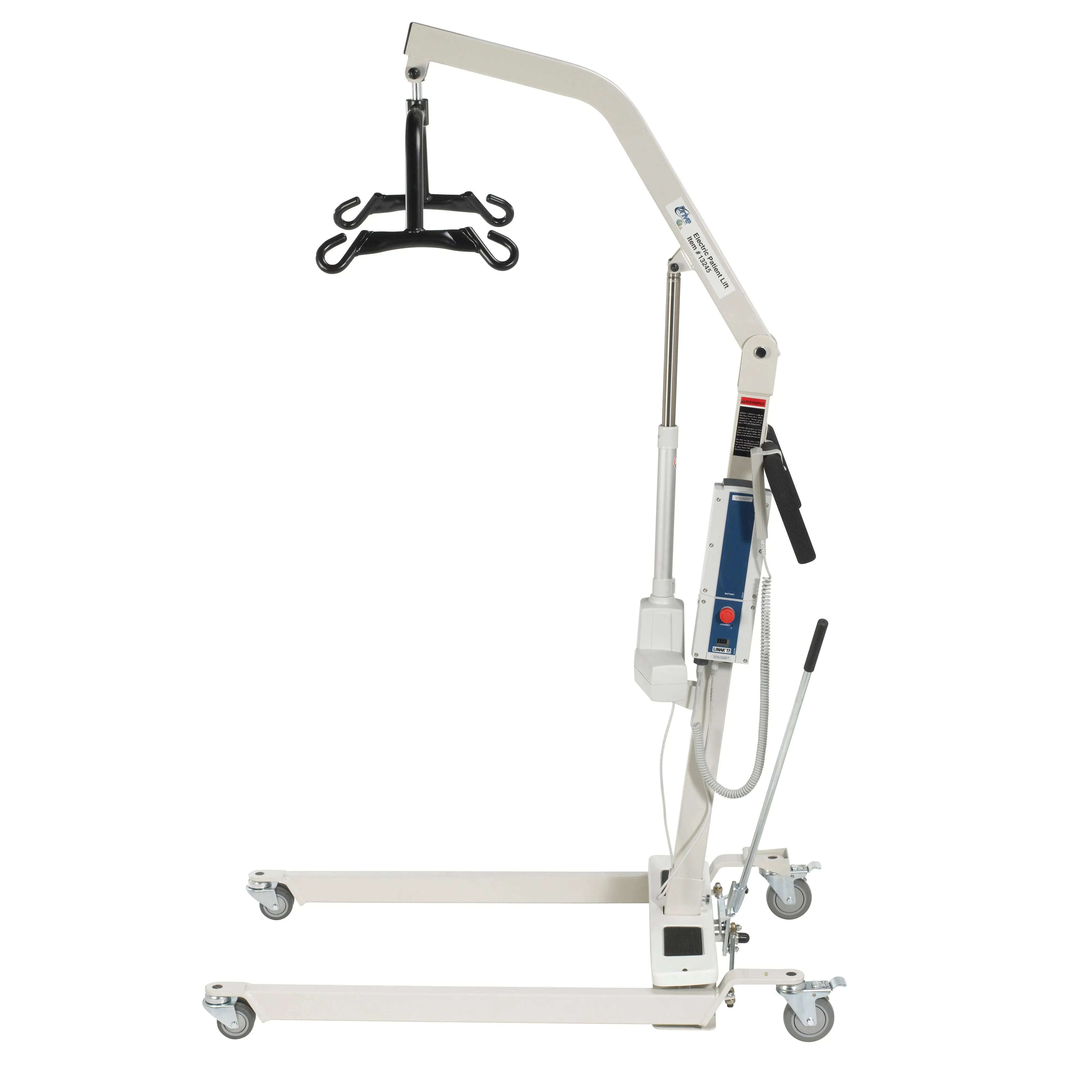 Bariatric Battery Powered Electric Patient Lift with Four Point Cradle and Rechargeable, Removable Battery - Home Health Store Inc