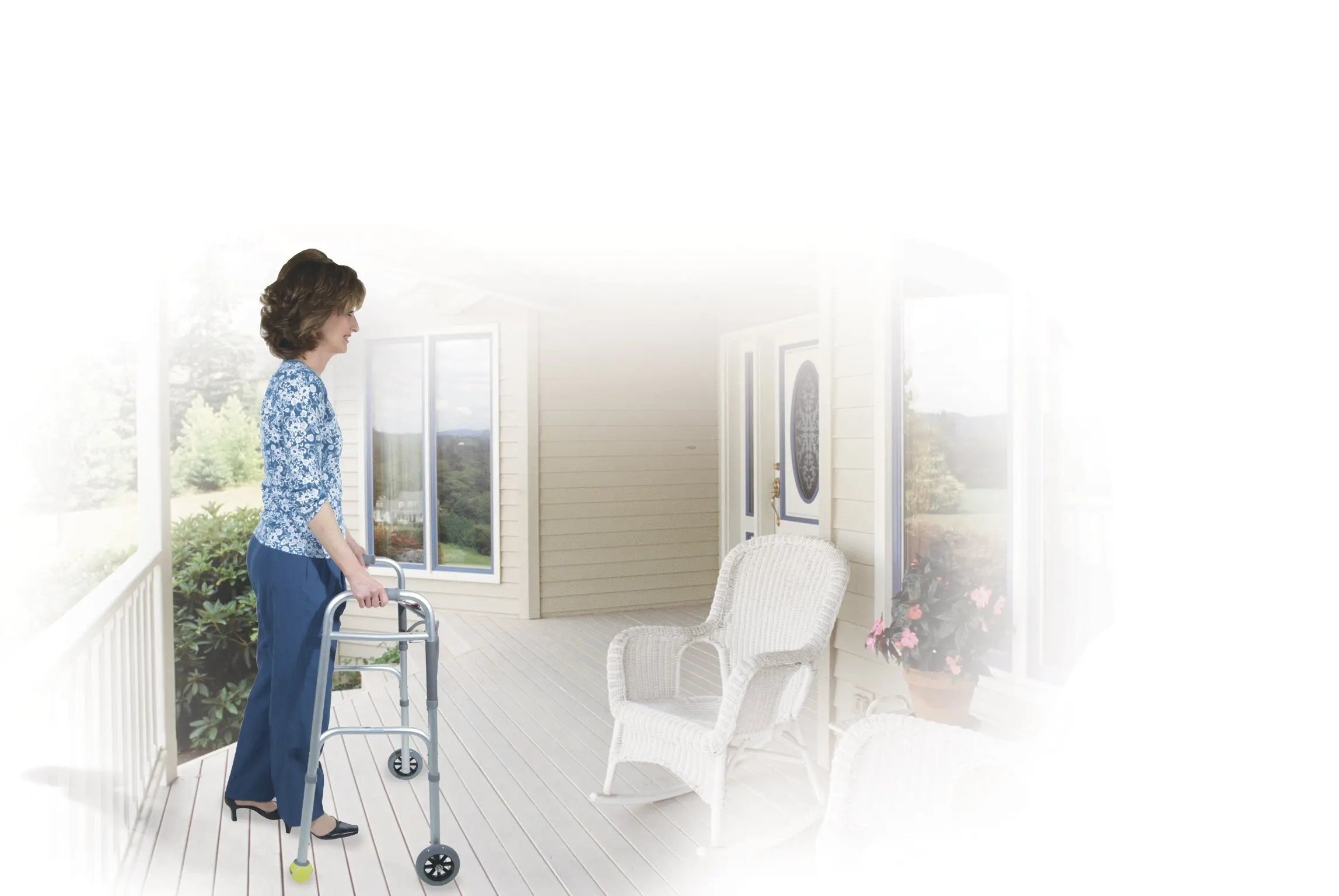 Swivel Lock Walker Wheels, 5" - Home Health Store Inc