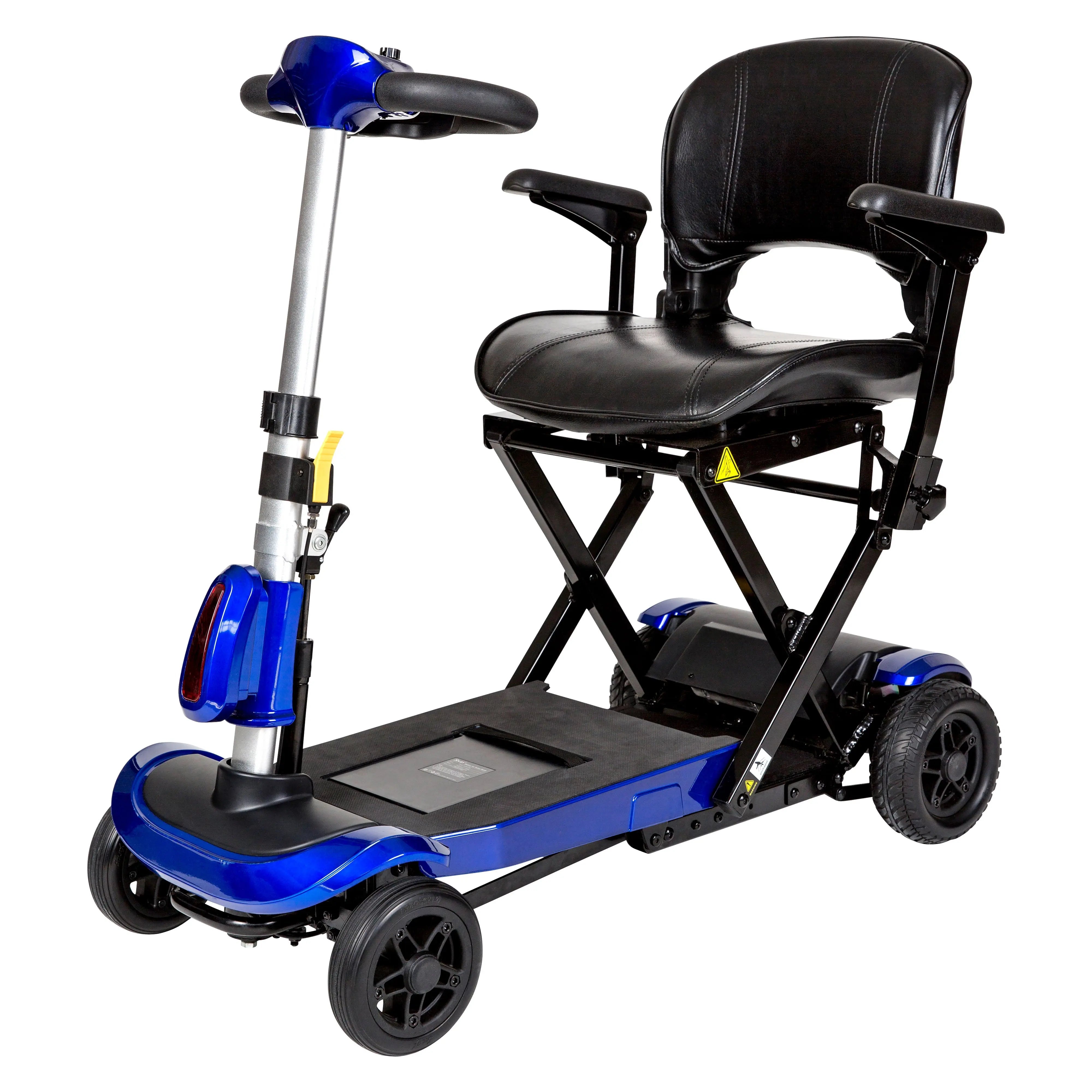 ZooMe Auto-Flex Folding Travel Scooter, Blue - Home Health Store Inc