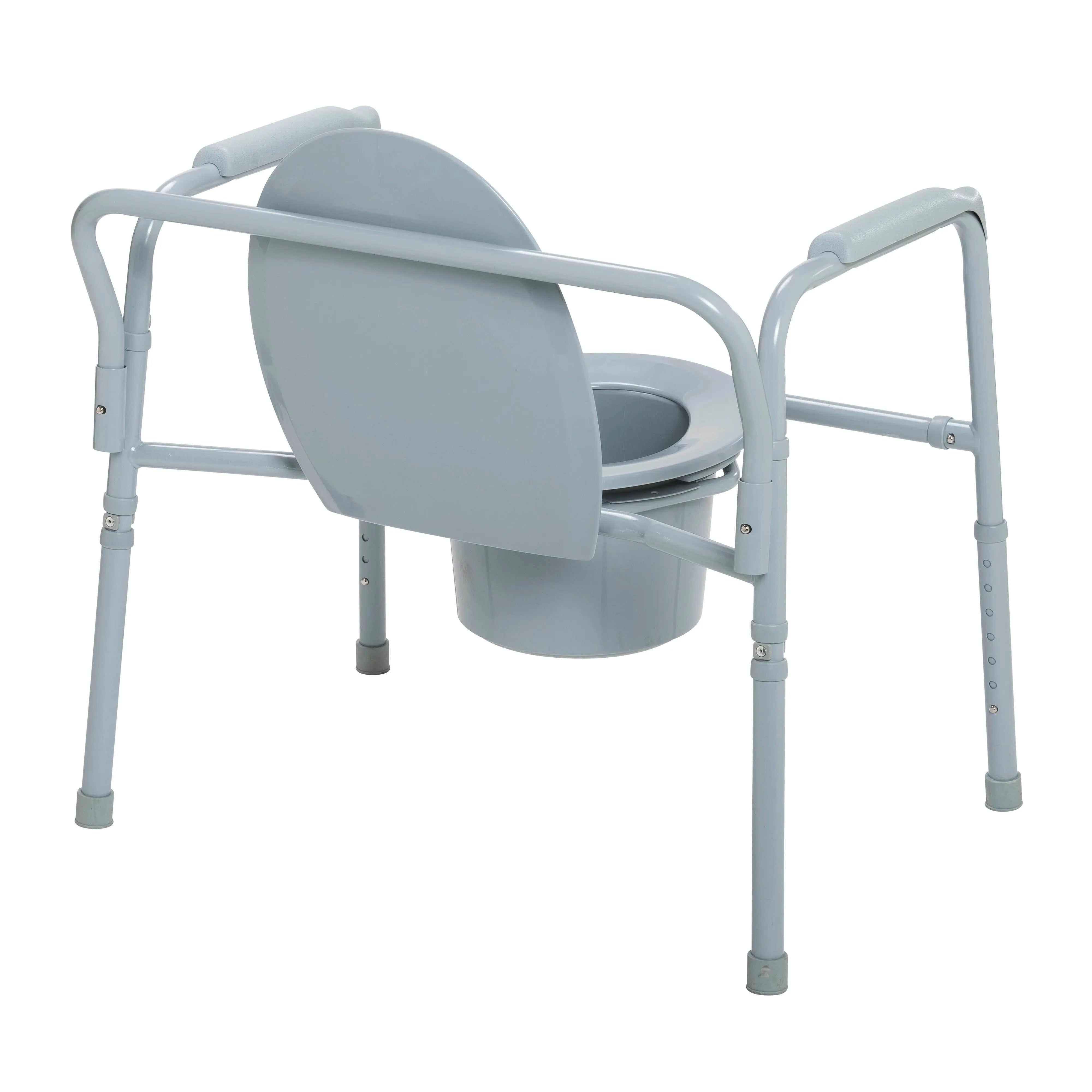 Heavy Duty Bariatric Folding Bedside Commode Seat - Home Health Store Inc