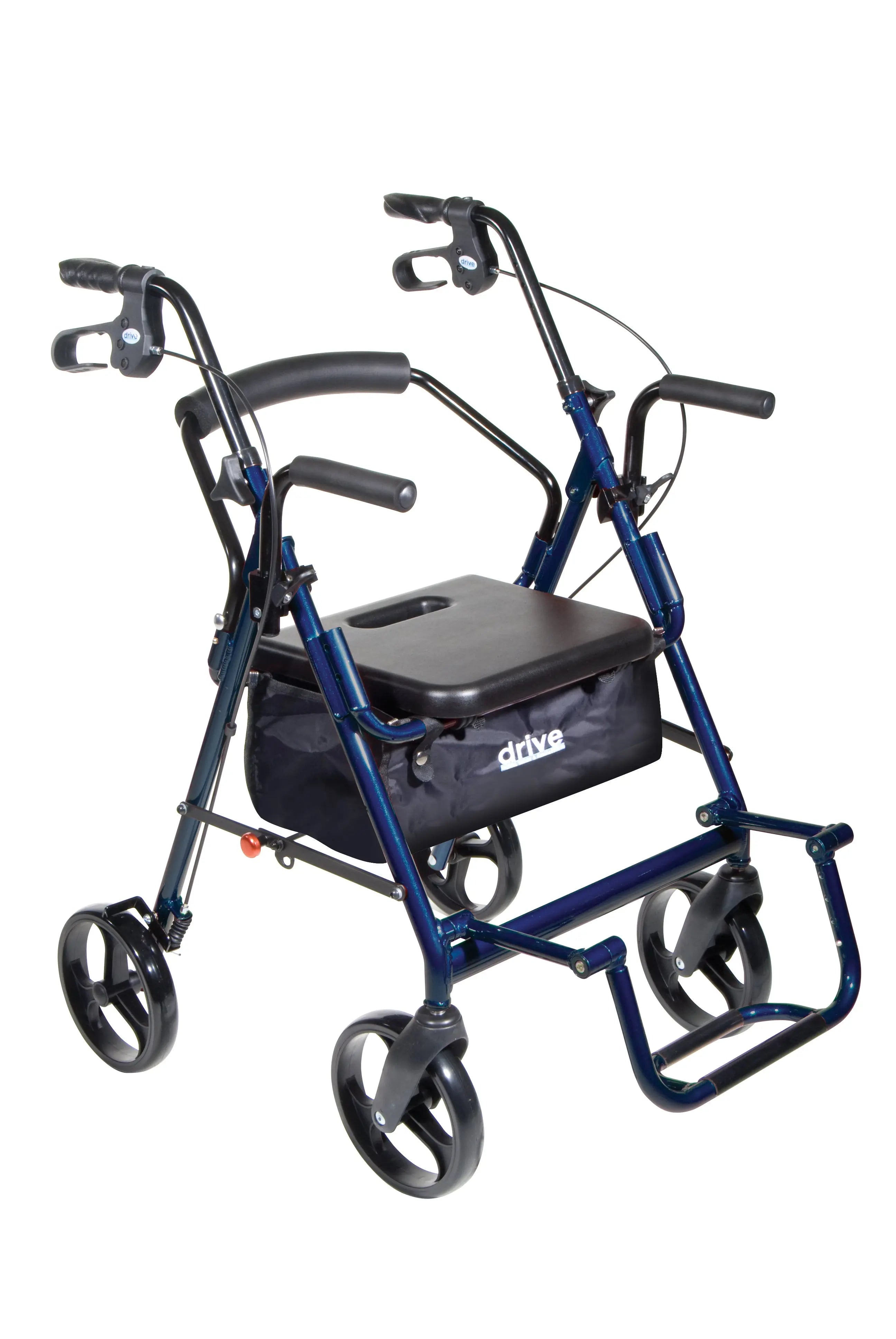 Duet Dual Function Transport Wheelchair Rollator Rolling Walker - Home Health Store Inc