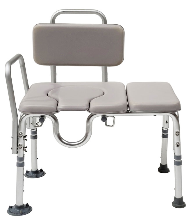 MOBB Padded Transfer Commode Chair