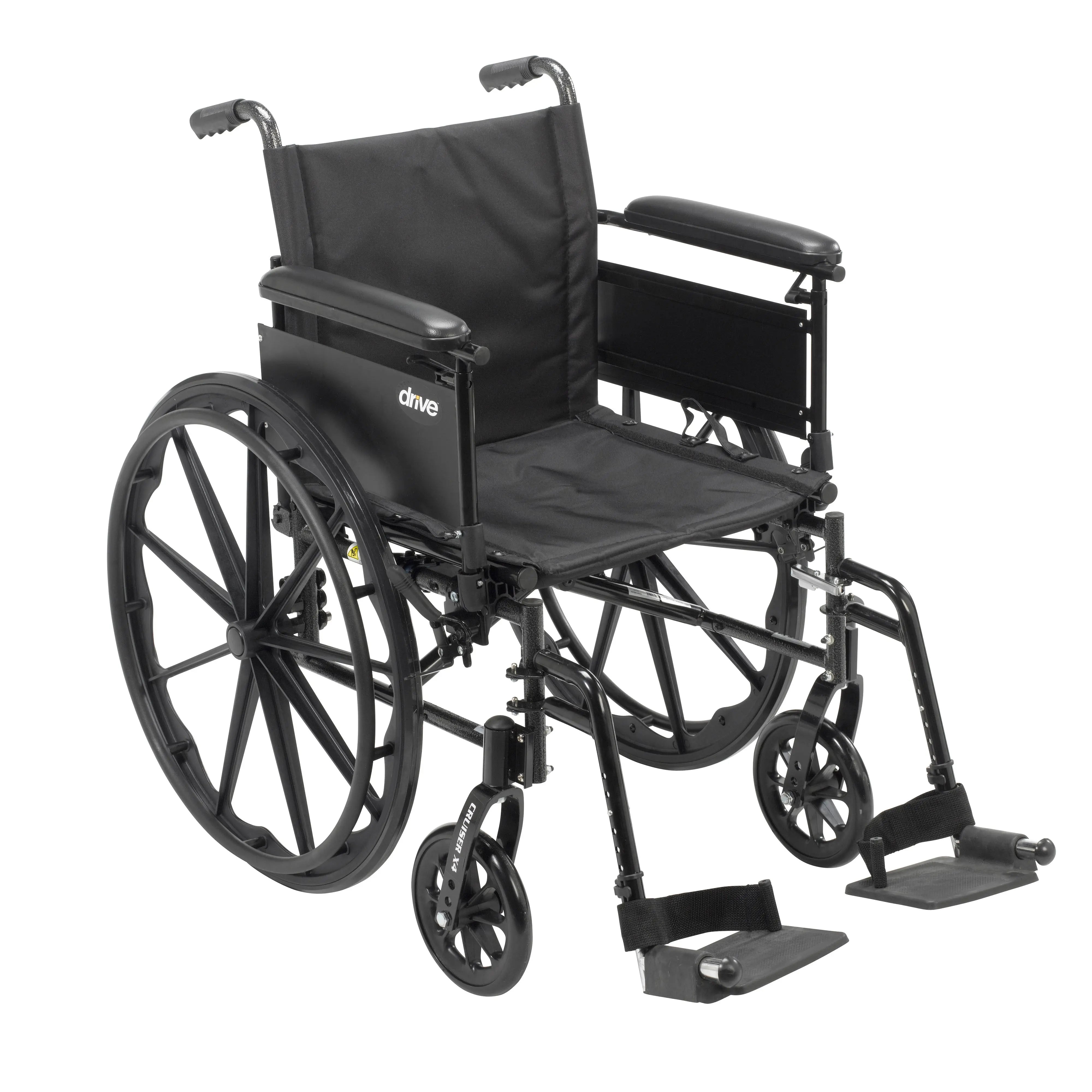 Cruiser X4 Lightweight Dual Axle Wheelchair with Adjustable Detatchable Arms - Home Health Store Inc