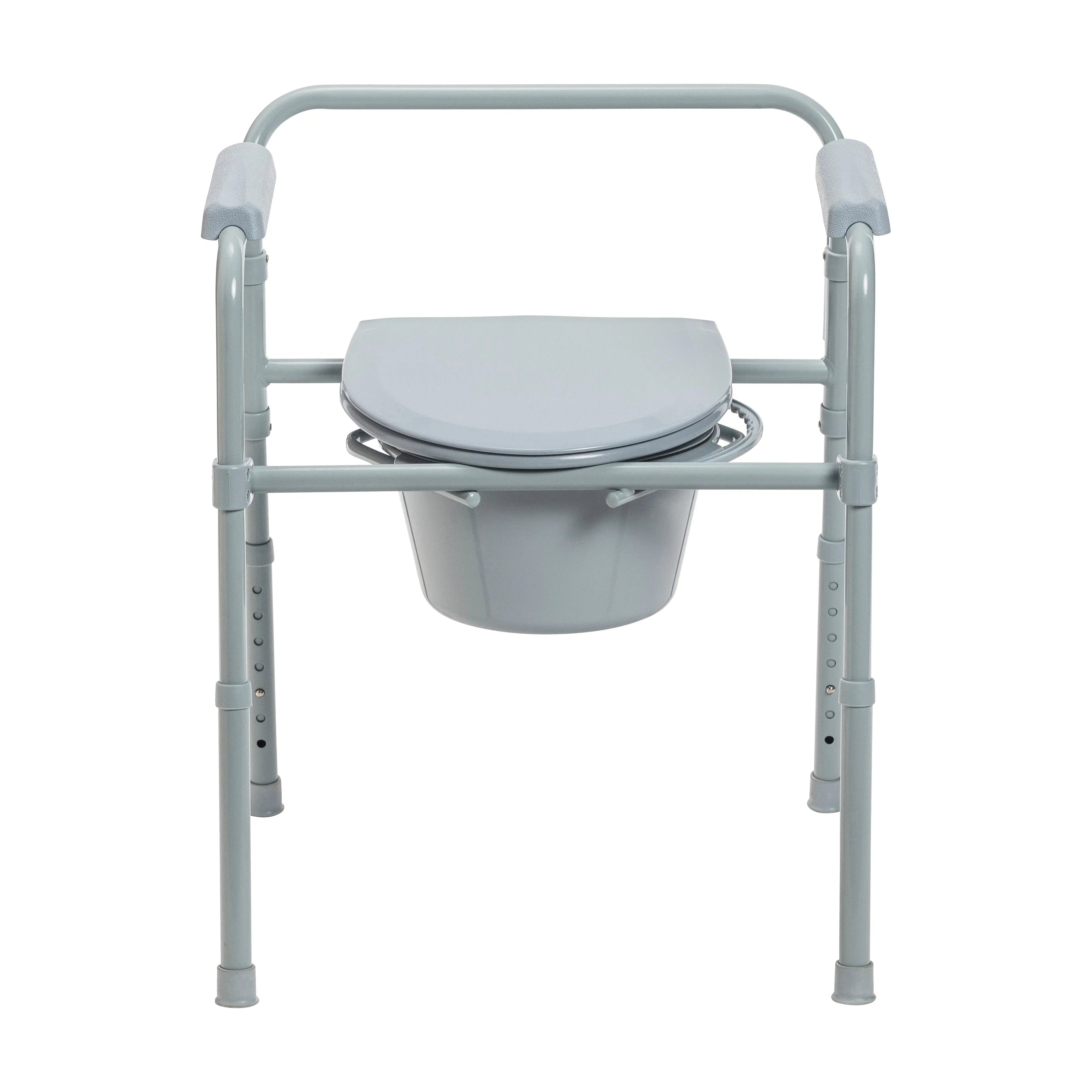PreserveTech Steel Folding Bedside Commode - Home Health Store Inc