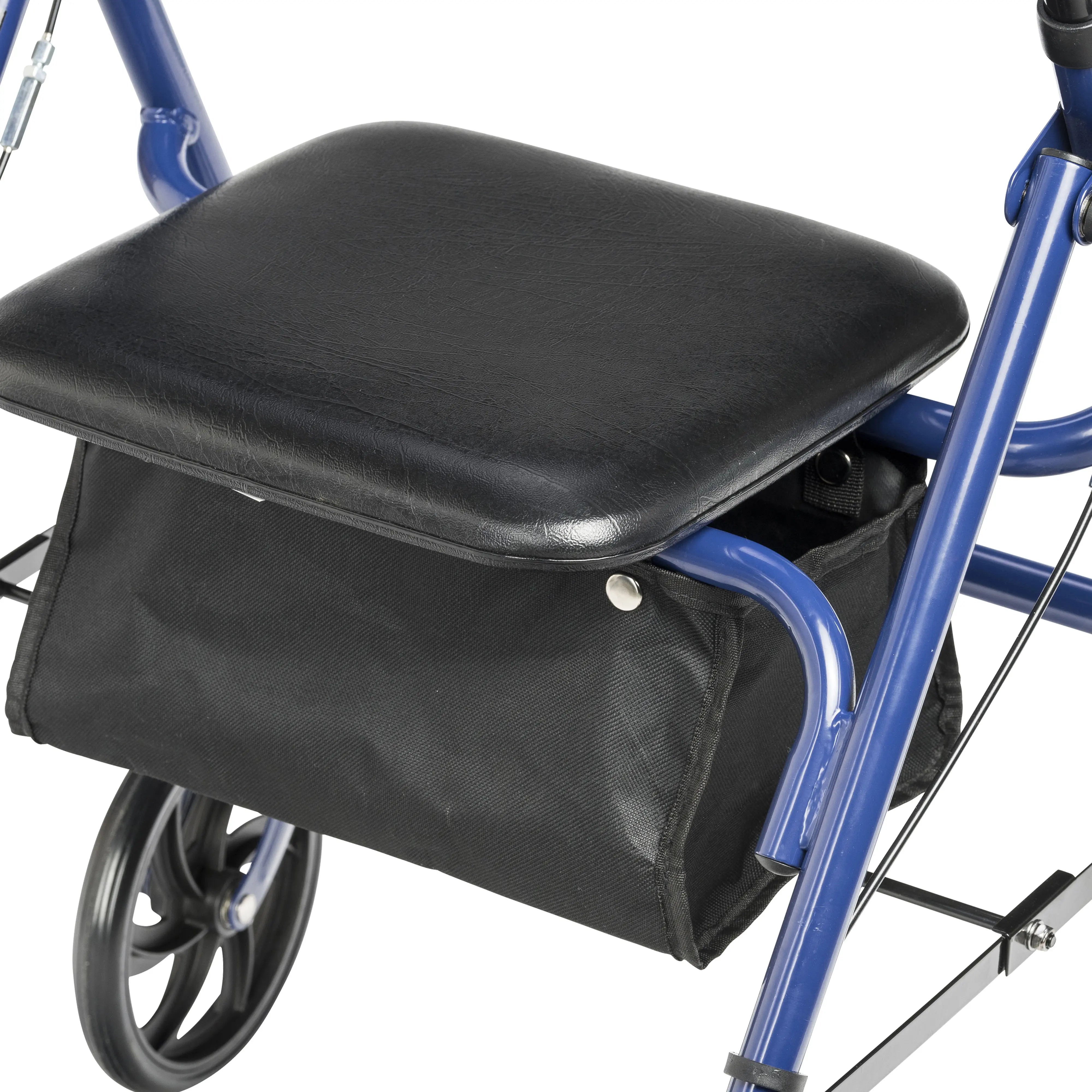 Four Wheel Rollator Rolling Walker with Fold Up Removable Back Support - Home Health Store Inc