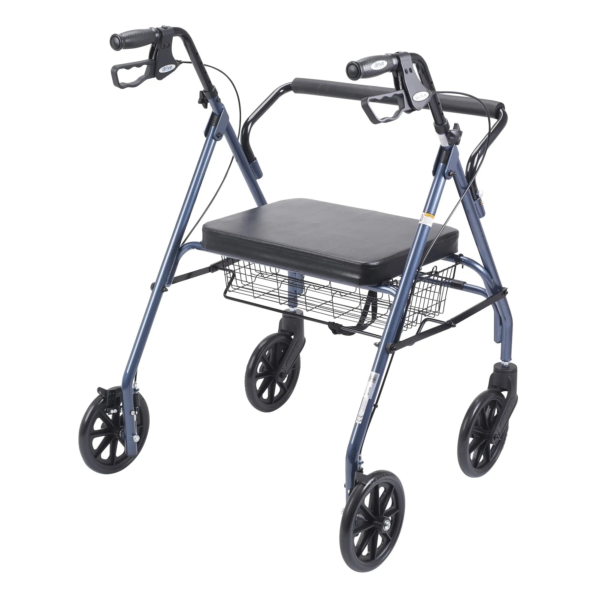 Heavy Duty Bariatric Rollator Rolling Walker with Large Padded Seat - Home Health Store Inc