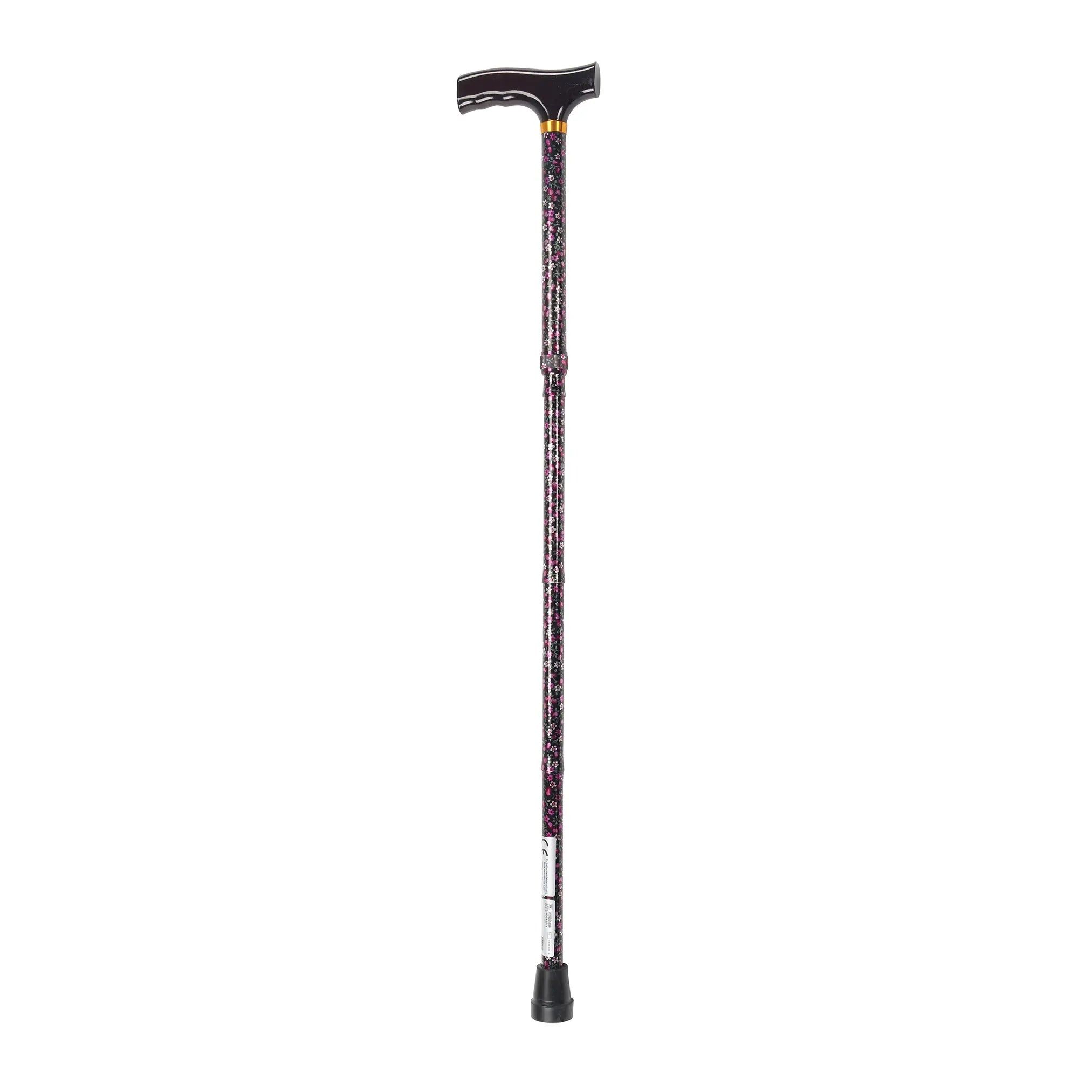 Lightweight Adjustable Folding Cane with T Handle - Home Health Store Inc