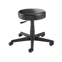 NT 1000BL-G EA/1 PNEUMATIC STOOL W/OUT BACK REVOLVING ADJUSTABLE 5-CASTER BASE (24"W x 16.5-22"H) GLIDE