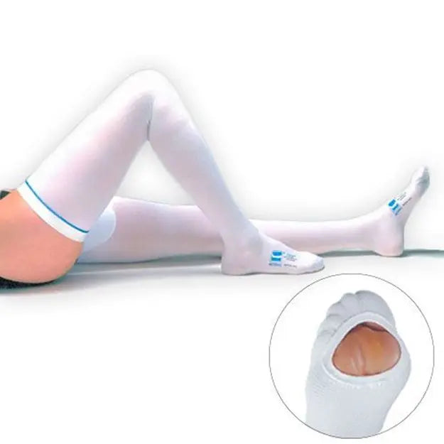 Ted Thigh Length Anti-Embolism Stocking, X-Large, Reg Length, Latex-Free, White - Ea/1 - Home Health Store Inc