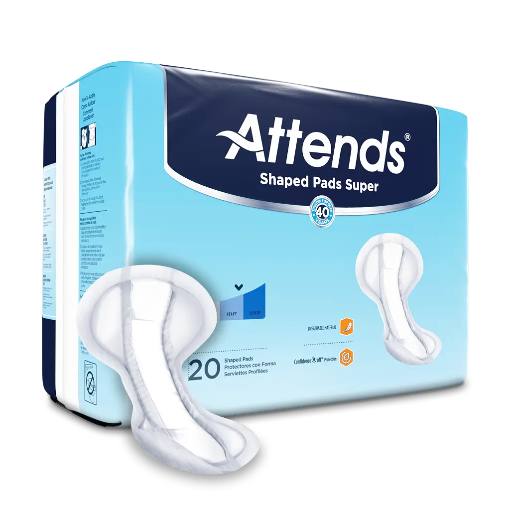 Attends Shaped Pads Super - Home Health Store Inc