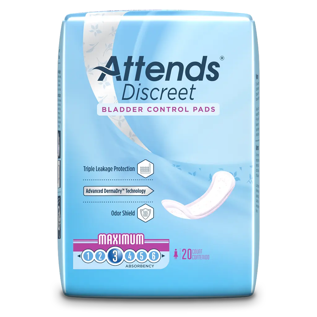 Attends Discreet Women's Maximum Pads - Home Health Store Inc
