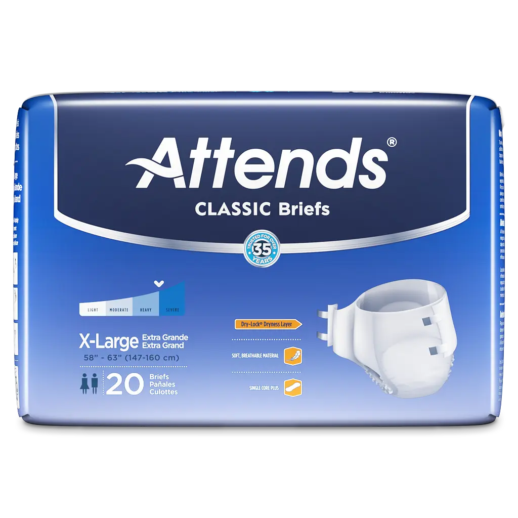 Attends Classic Briefs, X-Large - Home Health Store Inc