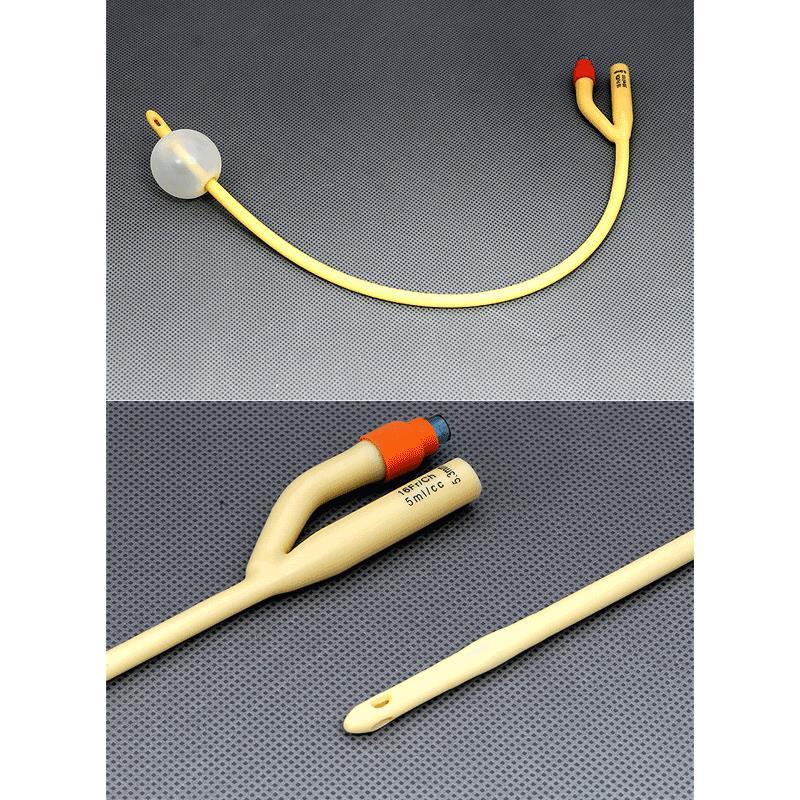 Amsure 1% Silicone 2-Way Foley Cath, 14fr 5cc, Reinforced Tip, Strl - Box Of 10 - Home Health Store Inc