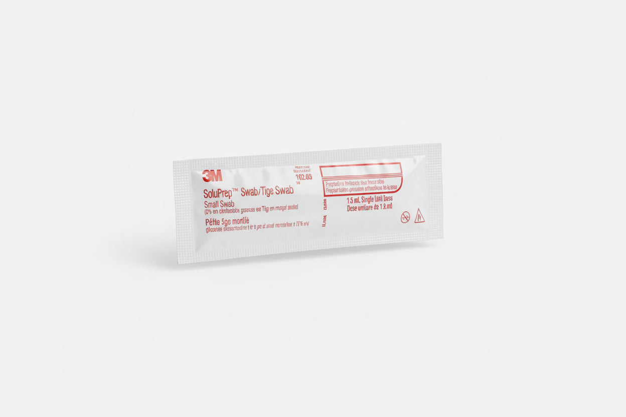 3M 10207 BX/50 SWABSTICKS CLEAR SOLUTION CHLORHEXIDINE GLUCONATE 2PERCENT