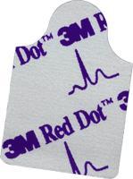 3M 2360 BG/100 (10EA/10PK) ELECTRODE EKG RESTING ADULT RECTANGULAR SOLID GEL RED DOT