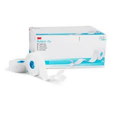 3M 3730-1 BX/24 MULTIPORE DRY SURGICAL TAPE (1"x5M) PIQUE HYPOALLERGENIC ELASTIC STRETCH NON-STERILE LATEX-FREE