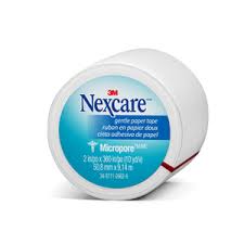 3M 530-P2 EA/1 NEXCARE MICROPORE PAPER 2"x10YD  HYPOALLERGENIC FIRST-AID SURGICAL TAPE SENSITIVE NO-RESIDUE LIGHTWEIGHT BREATHABLE LATEX-FREE